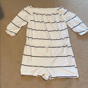 Harold's Tops - White romper Harold's Tops - White romper